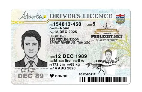 Alberta Canada Driver's License