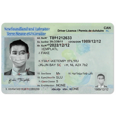 Newfoundland and Labrador driver license