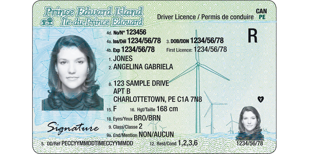 Prince Edward Island drivers license